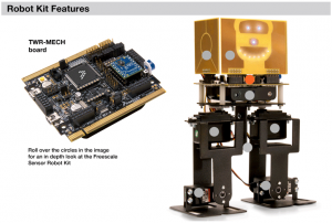 Rys. 1. Zdjęcie zestawu 
Robot Kit oraz płytki
Tower Mechatronics