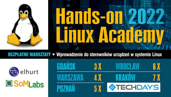 Hands-on Linux Academy 2022 – Wprowadzenie do sterowników urządzeń w systemie Linux