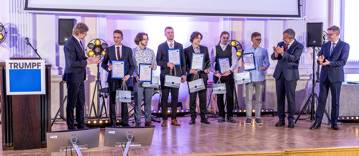 TRUMPF nagrodził w konkursie najlepsze prace dyplomowe studentów i absolwentów polskich uczelni technicznych