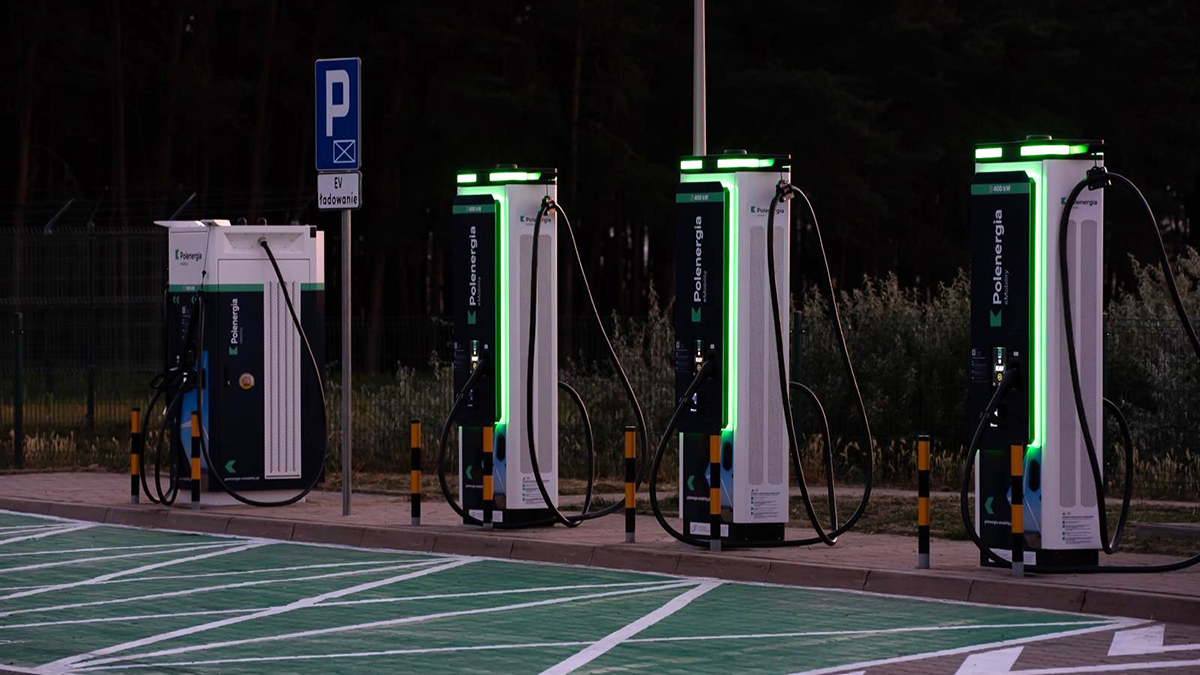 Stacje ładowania Ekoenergetyka-Polska S.A. przy Autostradzie Wielkopolskiej. Źródło: Polenergia eMobility