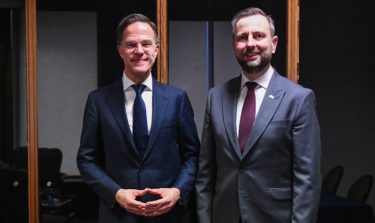 Sekretarz Generalny NATO Mark Rutte i wiceminister RP Władysław Kosiniak-Kamysz |. źródło: Ministerstwo Obrony Narodowej