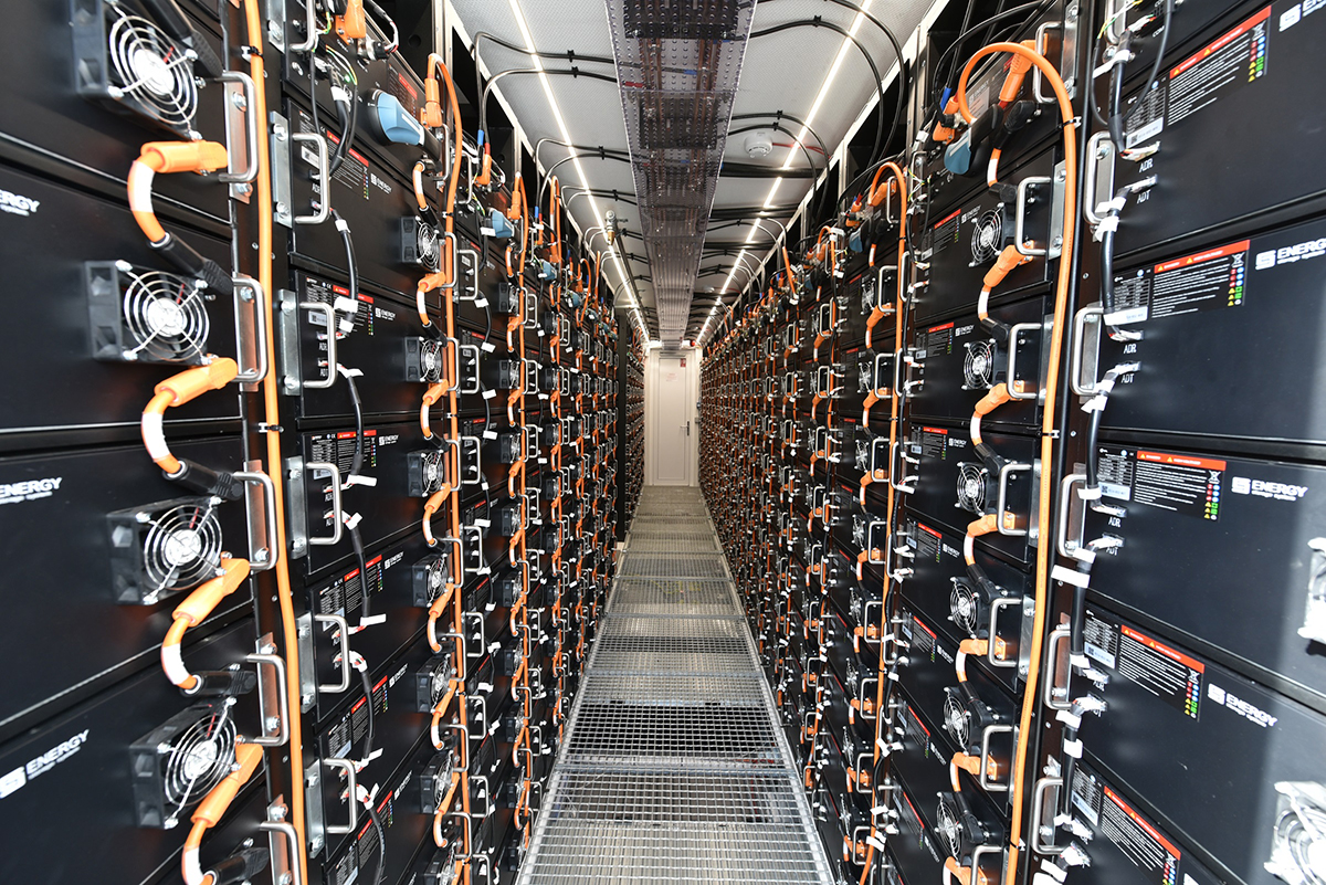 Magazyn energii - wnętrze. Fot. Energa-Operator