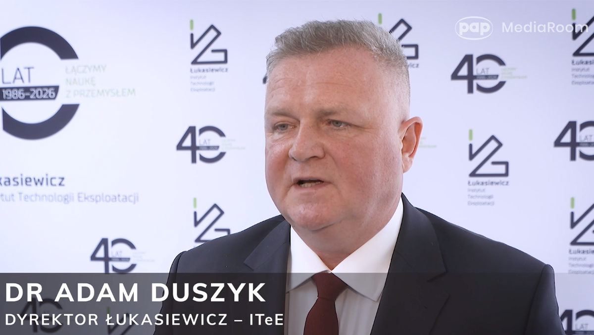 Dr Adam Duszyk, dyrektor Łukasiewicz - ITeE | źródło: PAP