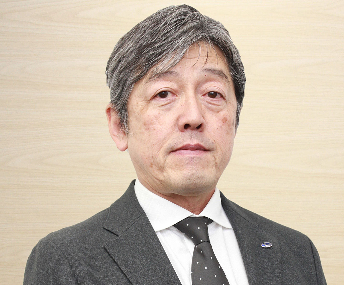 Eiji Shibata, dyrektor wykonawczy i dyrektor ds. samochodów cyfrowych w Subaru Corporation