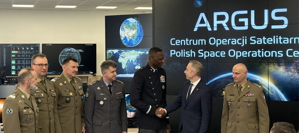 Uroczysta inauguracja działalności Centrum Operacji Satelitarnych w siedzibie ARGUS w Warszawie. 04.03.2026 r.Autor. M. Mitkow/Space24.pl