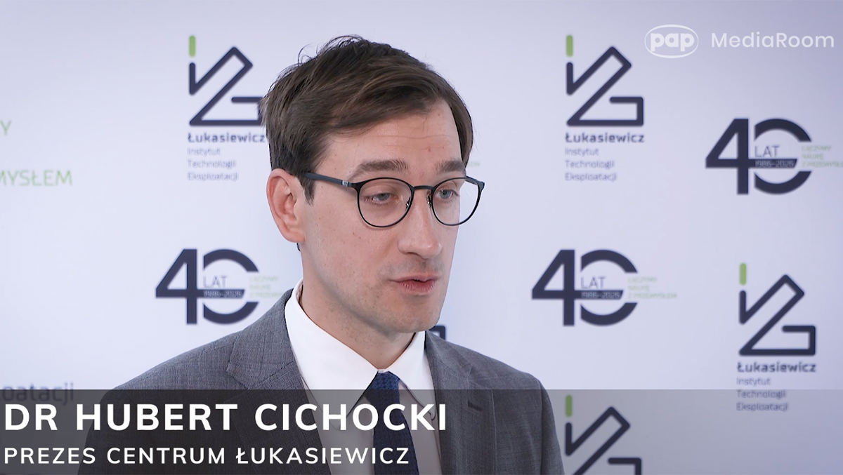 dr Hubert Cichocki, prezes Centrum Łukasiewicz | źródło: PAP