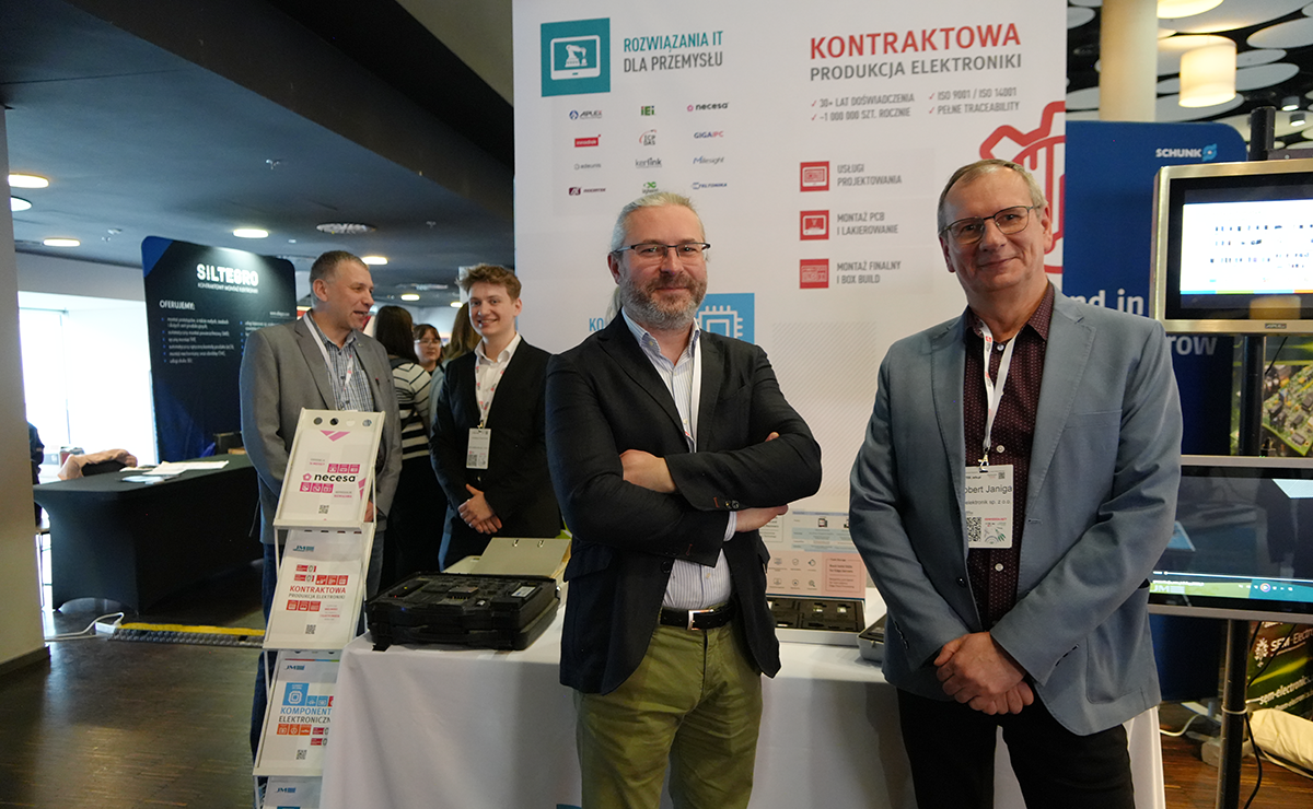 Marcin Korus z Analog Devices i Robert Janiga z JM Elektronik