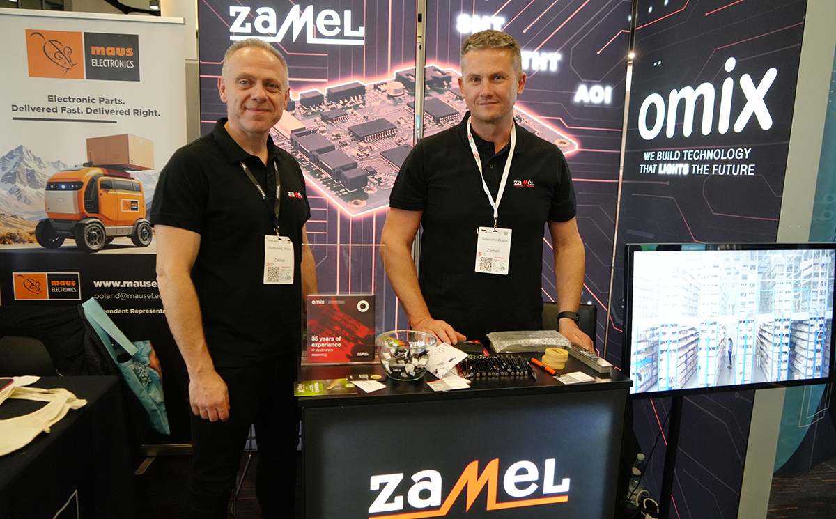 Bartłomiej Stopa i Sławomir Dajka z firmy Zamel