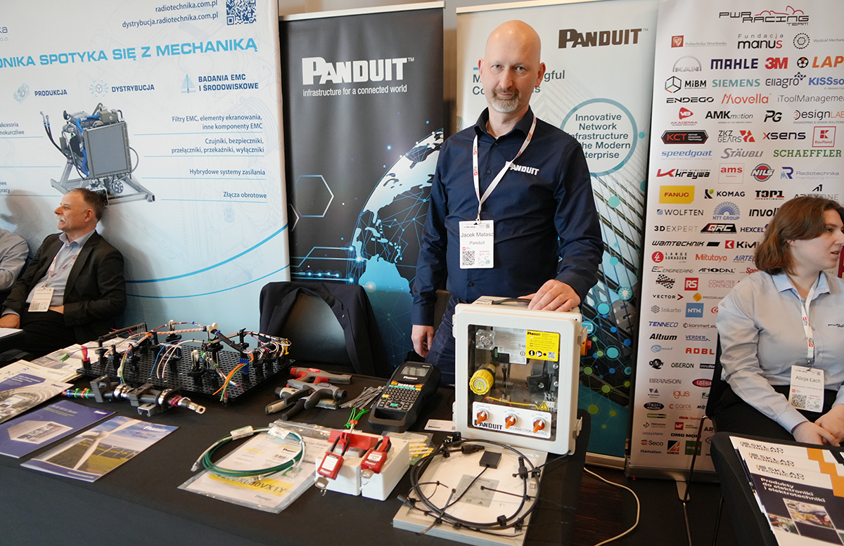 Jacek Matasz z firmy Panduit