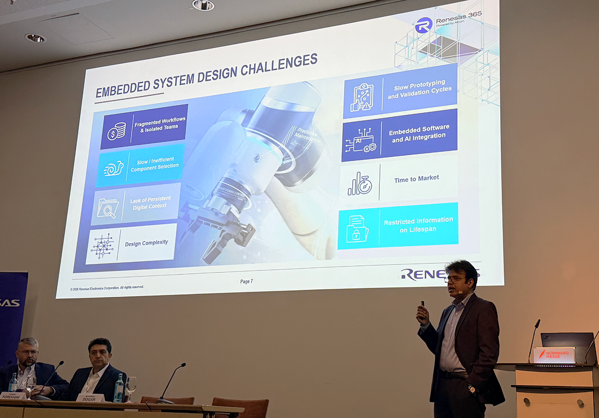 Konferencja prasowa Renesas podczas embedded world w Norymberdze. Fot. Agnieszka Kubasik