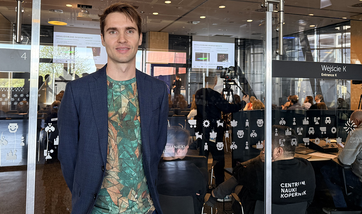 Marcin Patecki z SigmaLabs. Fot. Agnieszka Kubsik