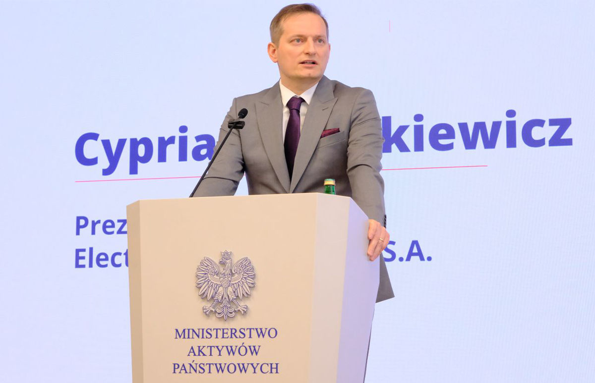 Prezes ElectroMobility Poland S.A. Cyprian Gronkiewicz