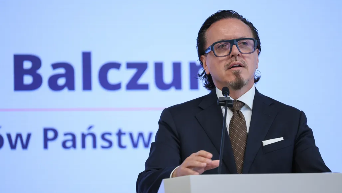 Minister aktywów państwowych Wojciech Balczun. Fot. PAP/Rafał Guz