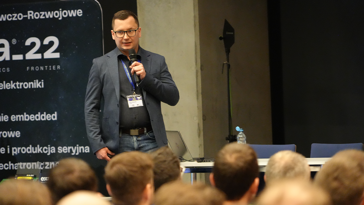 Piotr Policht z EXA22. Fot. Agnieszka Kubasik