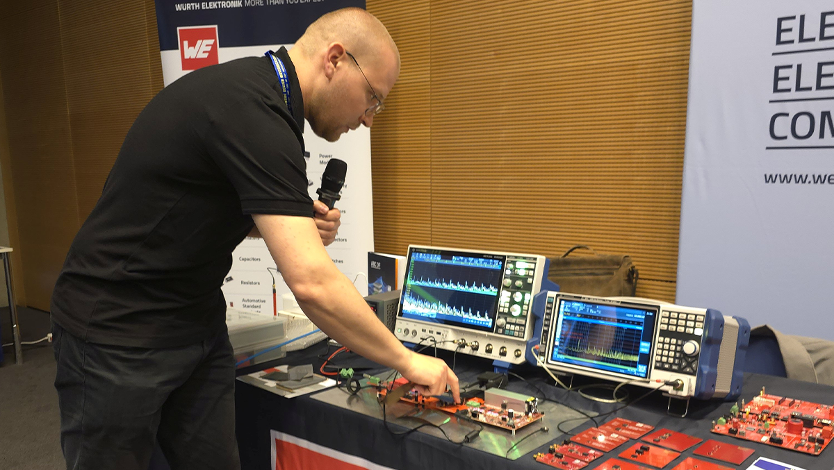 Bartłomiej Adamik z Würth Elektronik. Fot. Rafał Stępień