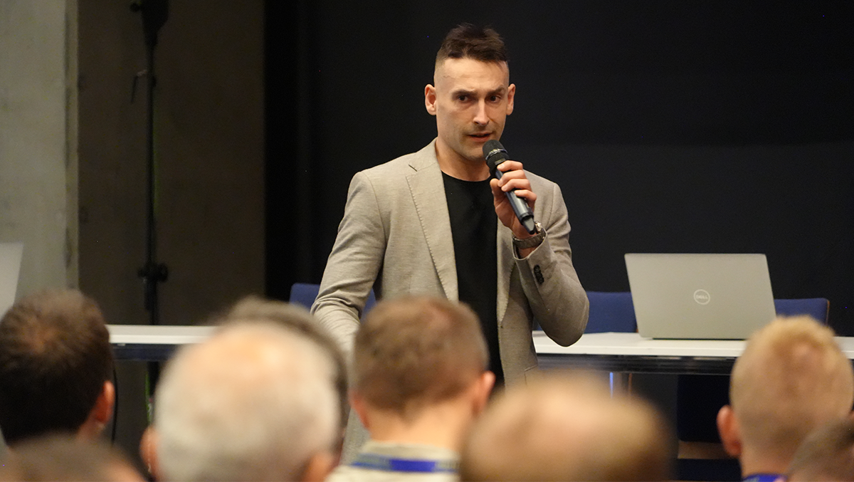 Grzegorz Kronhof z Sensory Diagnostics. Fot. Agnieszka Kubasik