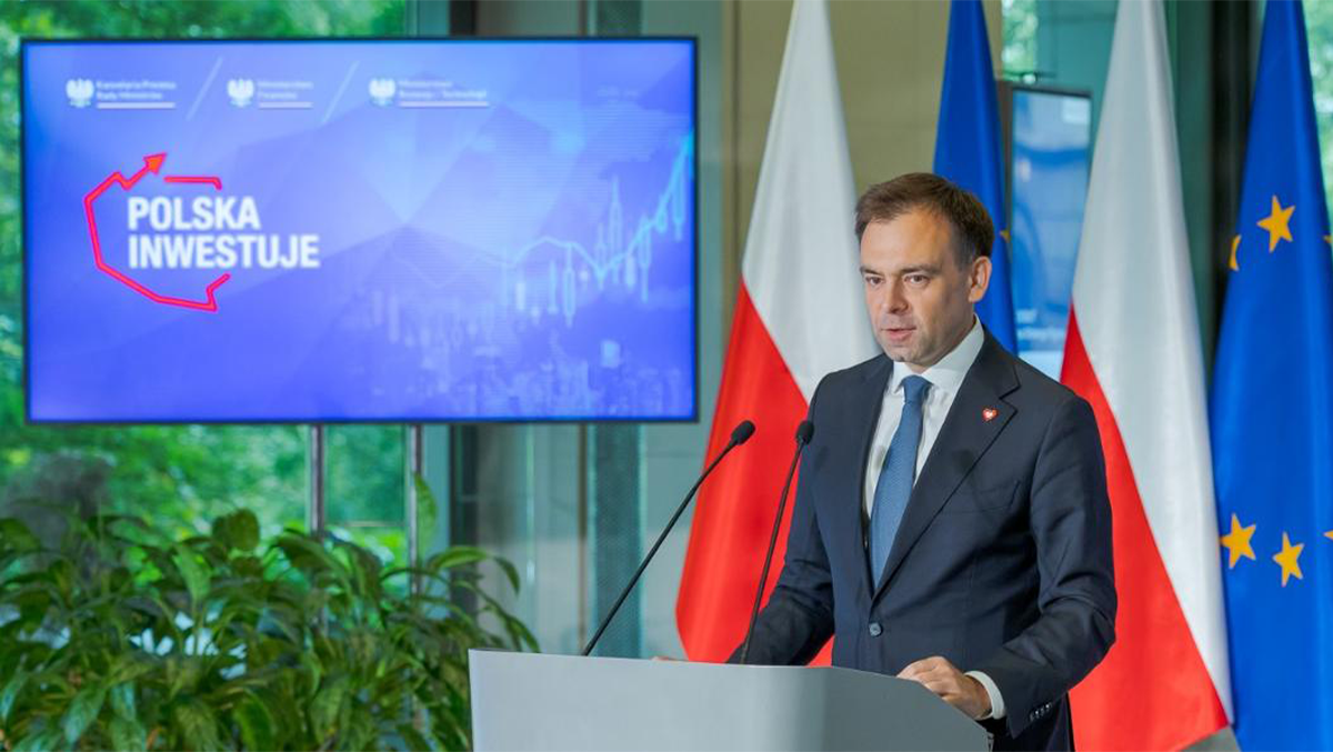 Minister Finansów i Gospodarki Andrzej Domański | źródło: Ministerstwo Rozwoju Technologii