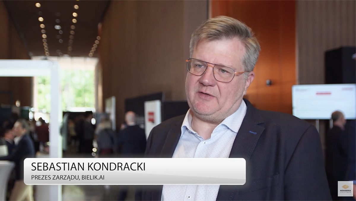Sebastian Kondracki, prezes Bielik.AI | źródło: Newseria