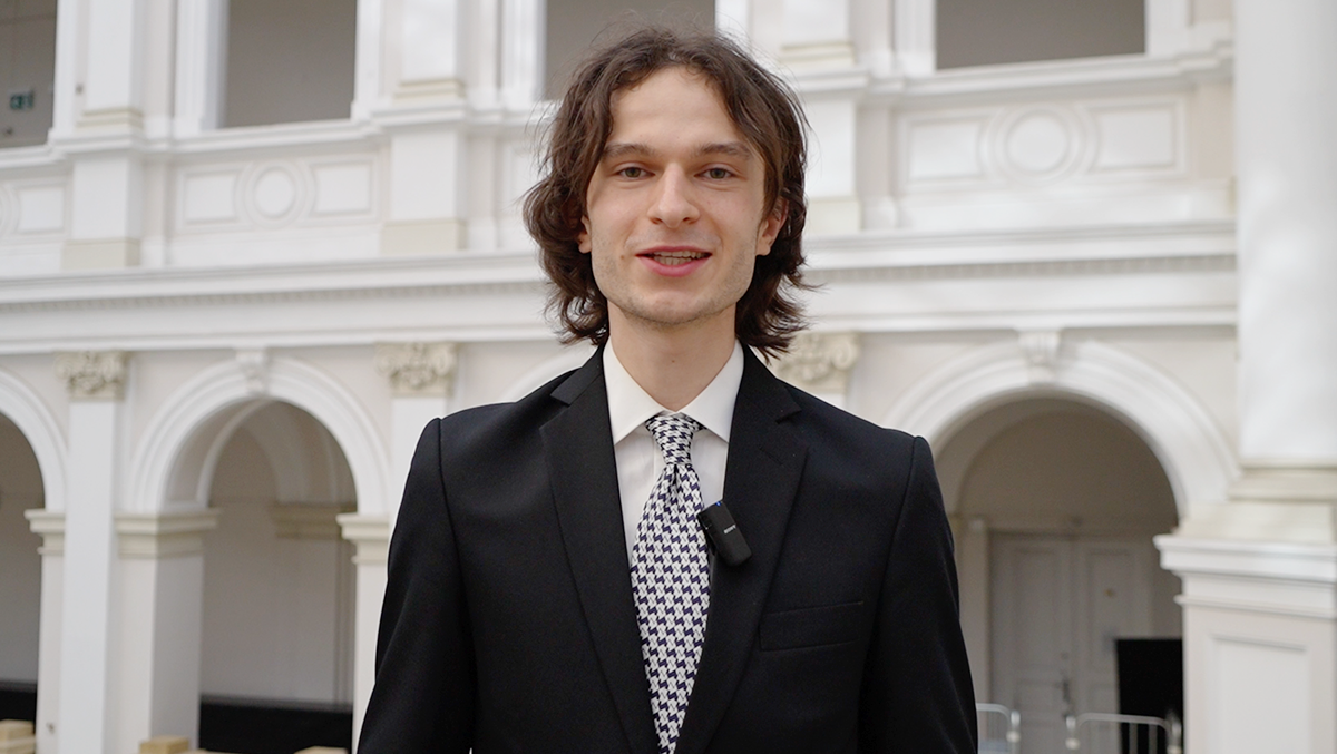 Mgr inż. Jakub Dobosz z Akademii Górniczo-Hotniczej w Krakowie