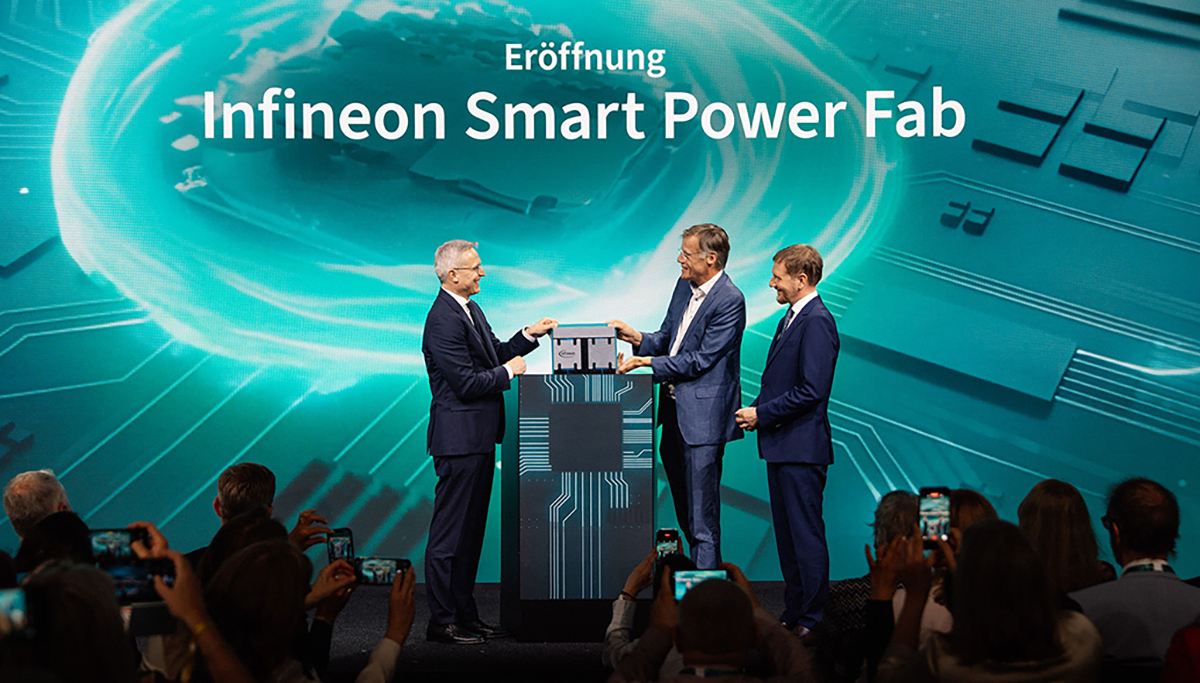 Uroczyste otwarcie fabryki w Dreźnie | źródło: Infineon