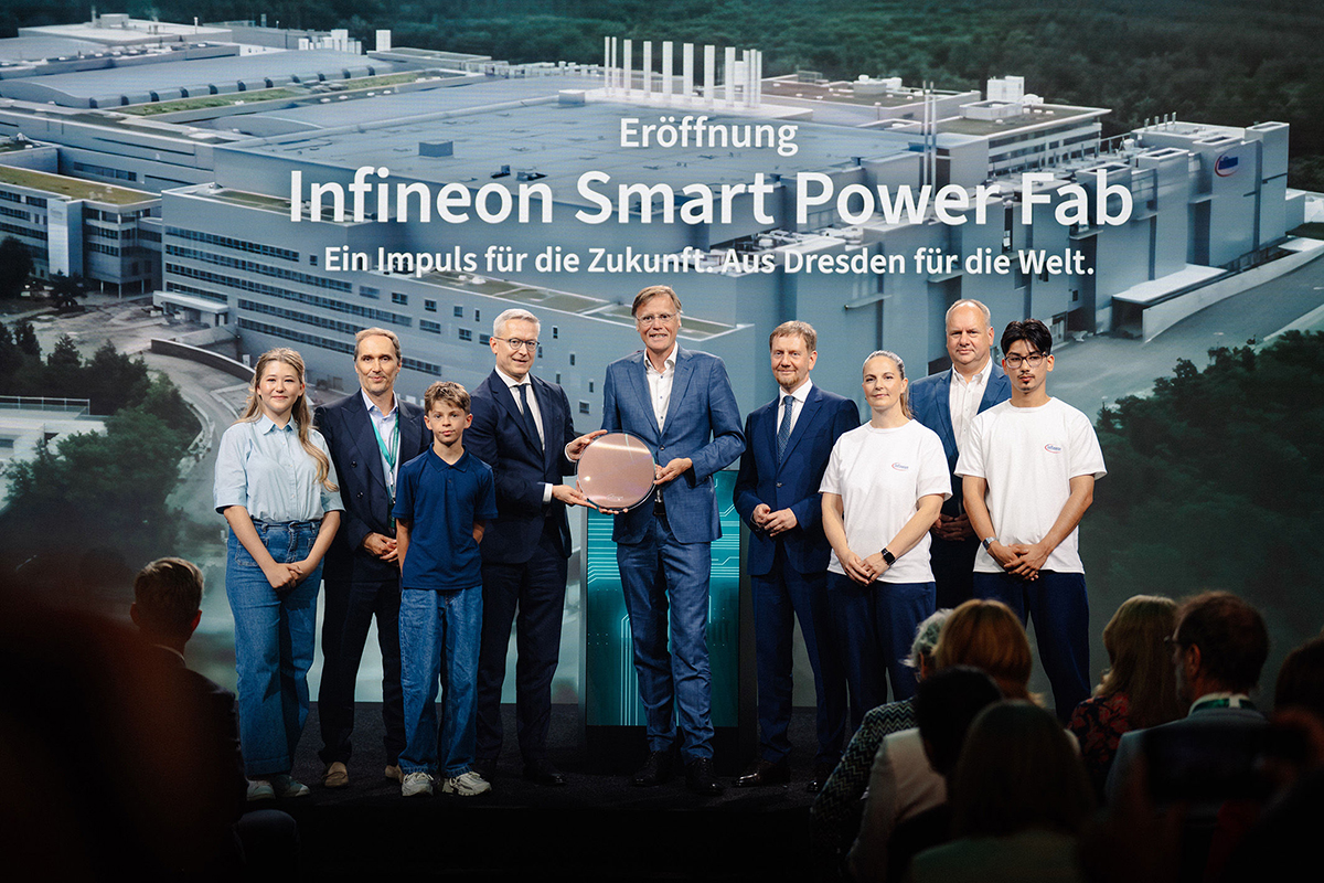 Uroczyste otwarcie fabryki w Dreźnie | źródło: Infineon