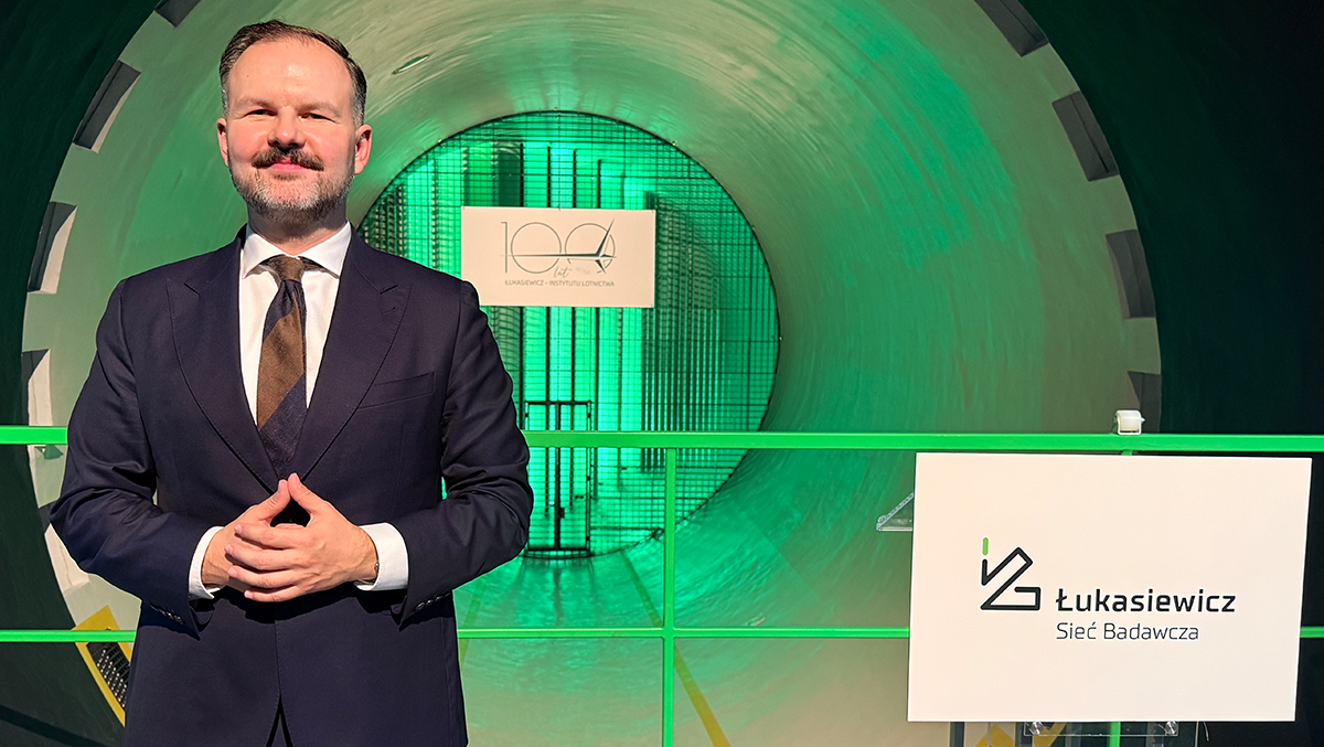 Przemysław Drężek, zastępca dyrektora Centrum Technologii Lotniczych. Fot. Agnieszka Kubasik