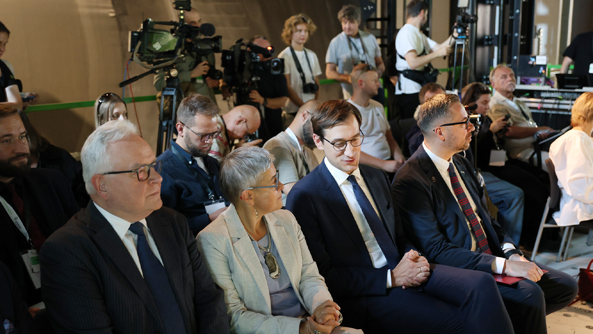 Konferencja prasowa | źródło: Łukasiewicz - ILOT