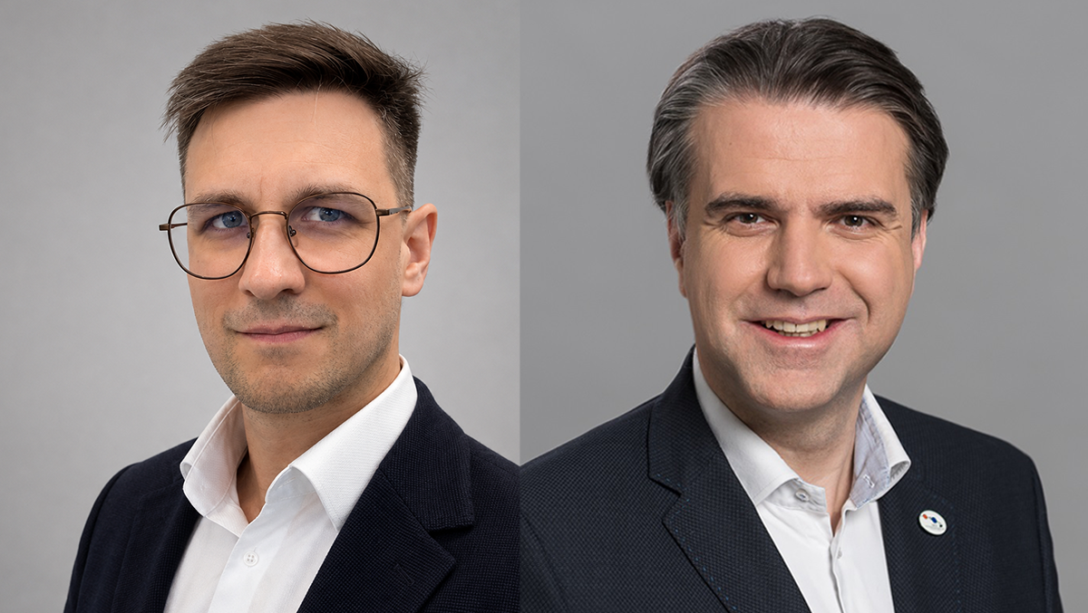 Dr Jakub Bochiński, Wiceprezes Zarządu ds. Strategii Produktowej i Komercjalizacji oraz dr Grzegorz Brona, Prezes Zarządu | źródło: Creotech Instruments