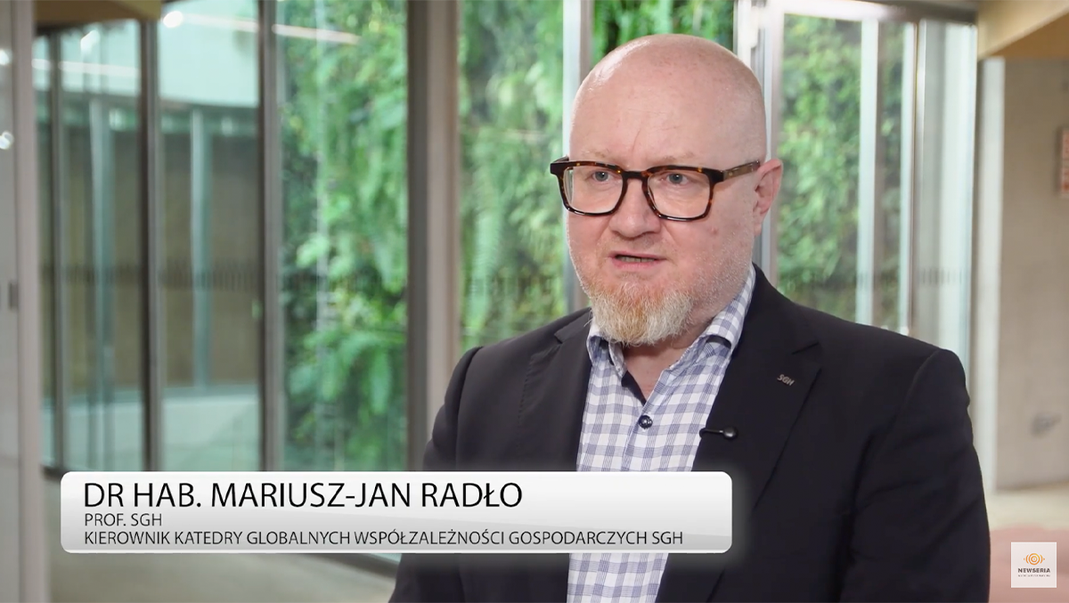 Dr hab. Mariusz-Jan Radło, prof. SGH, kierownik Katedry Globalnych Współzależności Gospodarczych SGH | źródło: Newseria