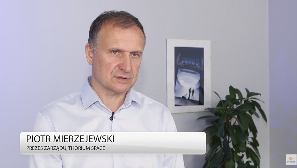 Piotr Mierzejewski, prezes Thorium Space | źródło: Newseria