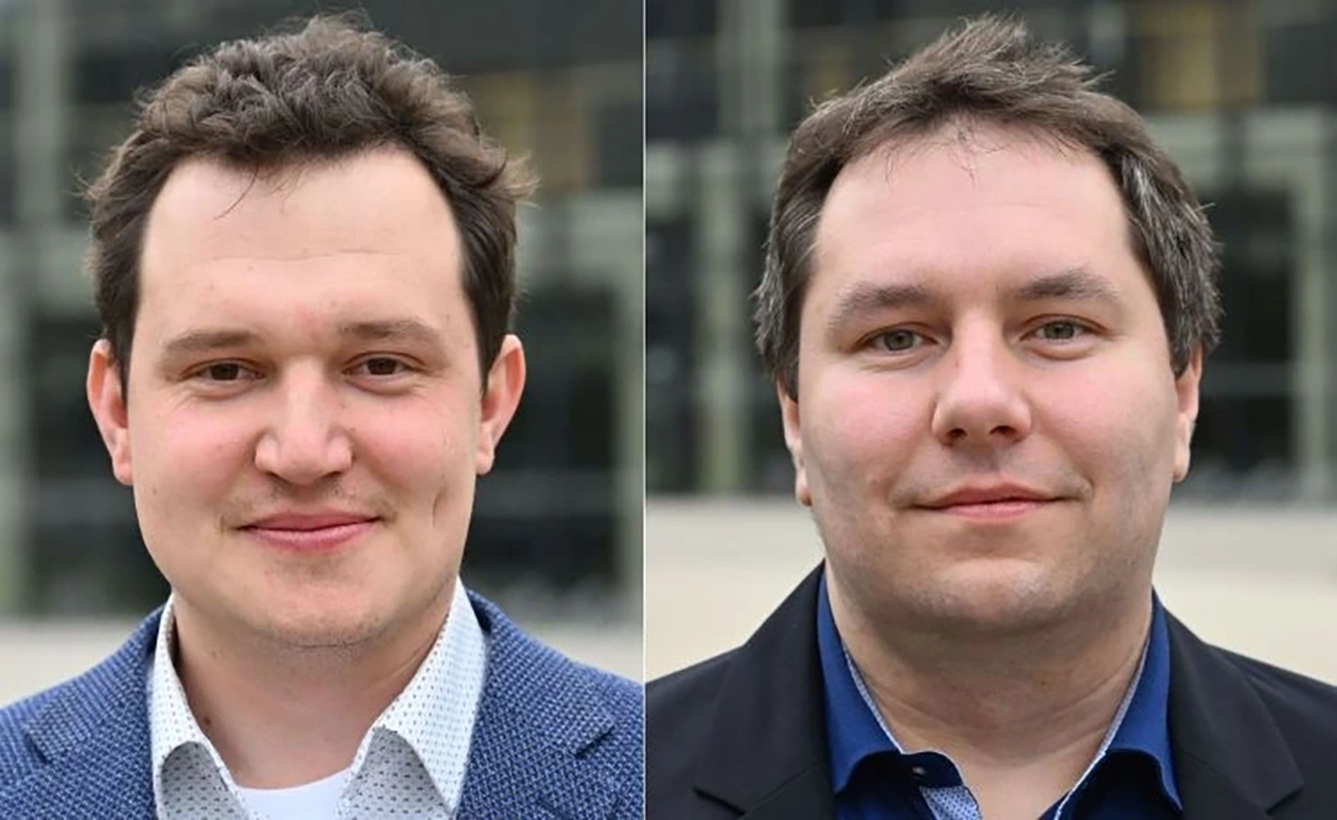 Dr inż. Patryk Schauer i dr inż. Łukasz Falas | źródło: Politechnika Wrocławska