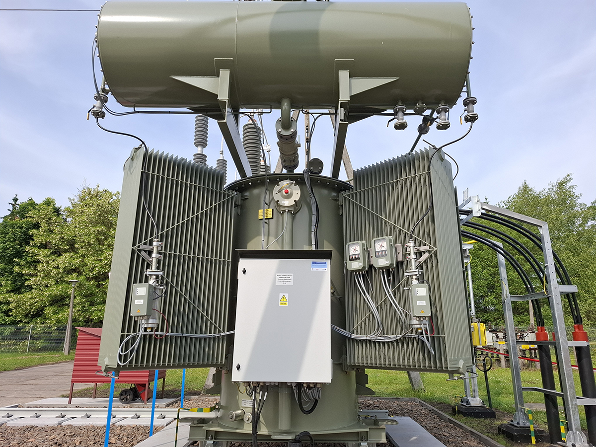 Nowy transformator WN SN GPZ Reszel2 | źródło: Energa-Operator
