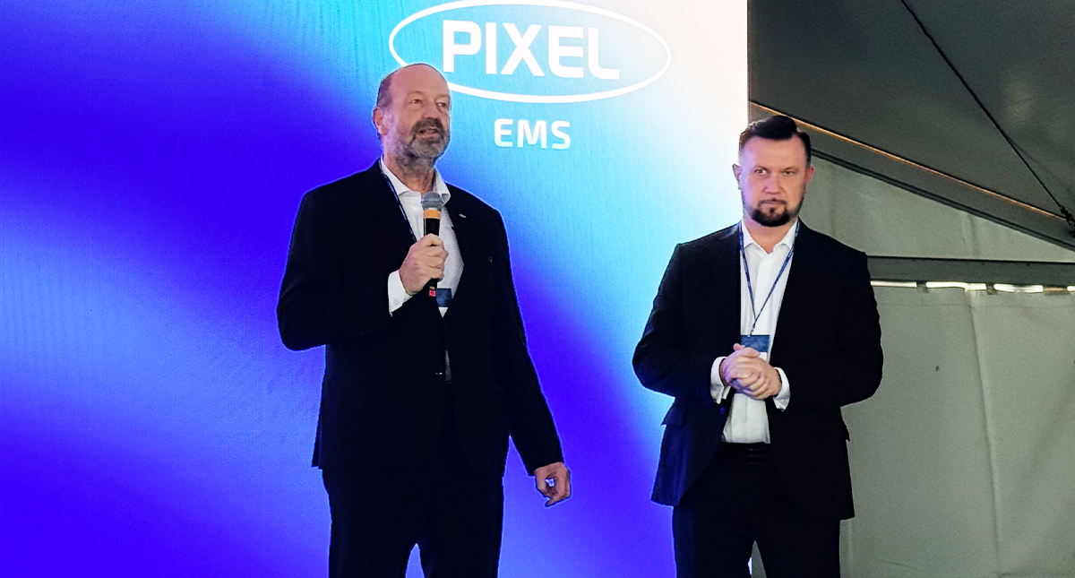 Sławomir Jankowski i Michał Cyrankowski, prezesi firmy PIXEL. Fot. Agnieszka Kubasik