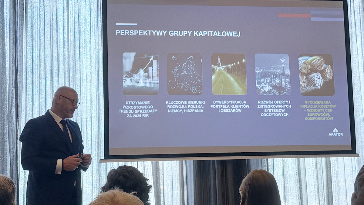 Maciej Wyczesany, prezes Grupy Apator. Fot. Agnieszka Kubasik