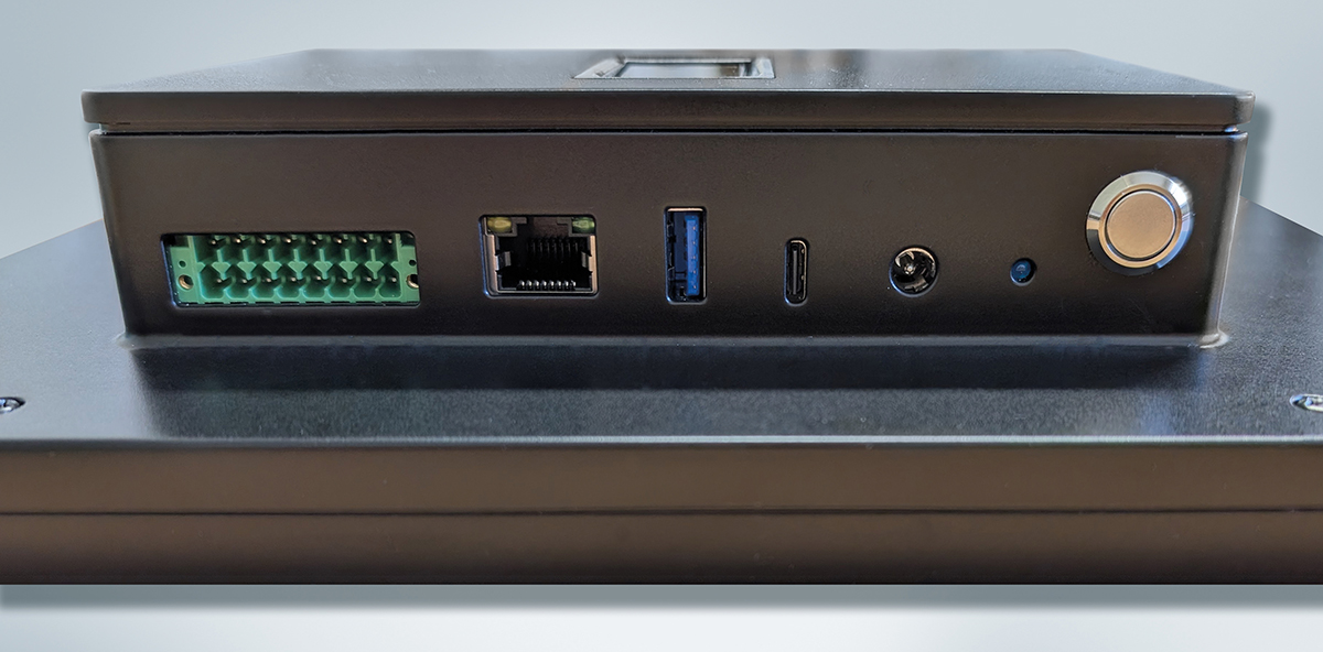 Wyświetlacz przemysłowy – CAN / RS232 / RS485 z Ethernetem, USB i zasilaniem