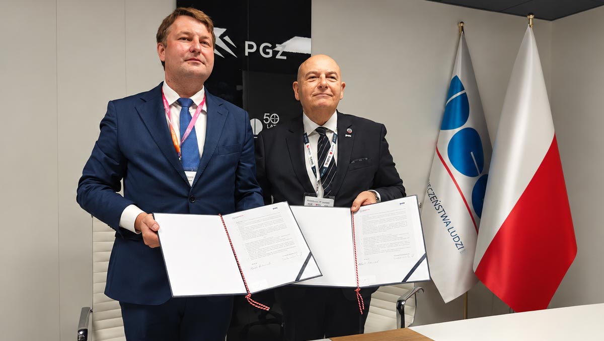 Paweł Zienkiewicz, wiceprezes Creotech Quantum i Marek Adamiak, prezes PCO | źródło: Creotech Quantum