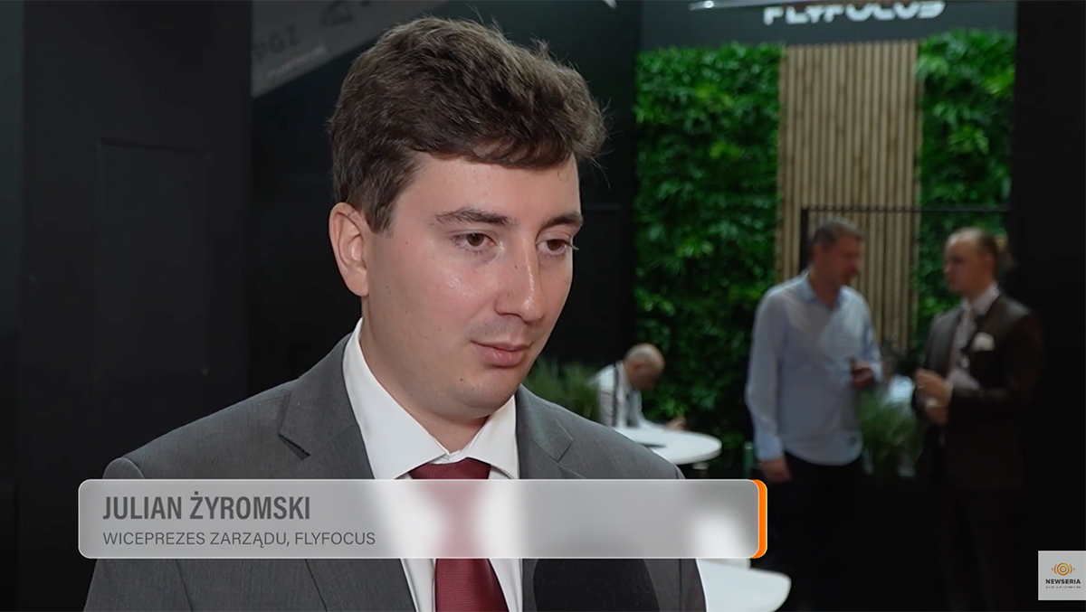 Julian Żyromski, wiceprezes FlyFocus | źródło: Newseria