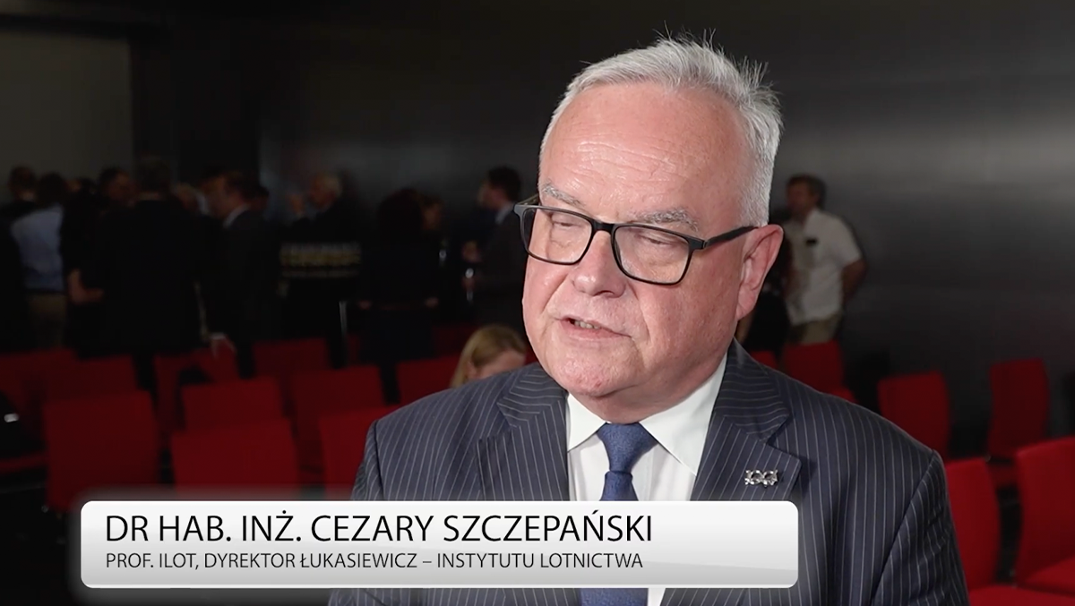 Dr hab. inż. Cezary Szczepański, prof. ILOT, dyrektor Łukasiewicza – Instytutu Lotnictwa | źródło: Newseria