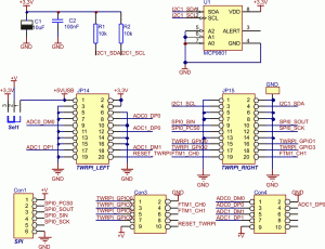 Rys. 1. Schemat elektryczny czujnika temperatury dla KwikStika K40