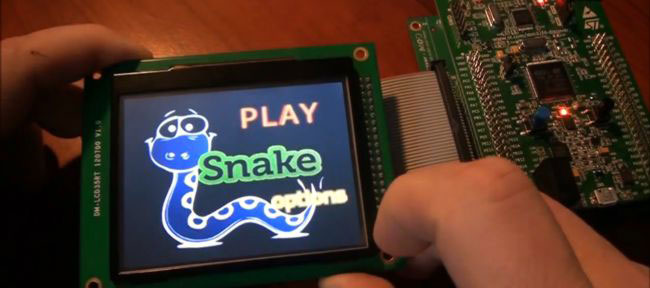 Implementacja dotykowej wersji „Snake” na STM32F4DISCOVERY