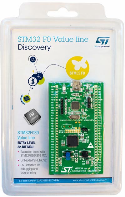 Nowa płytka Discovery dla mikrokontrolerów STM32F0 (Cortex-M0)