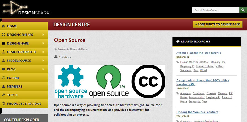 Nowe centrum projektowe online firmy RS Components dla projektów open-source