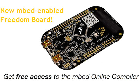 Pakiet narzędzi mbed – teraz także dla mikrokontrolerów Kinetis L i płytki Freedom