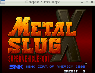 Rys. 7. Metal Slug X na emulatorze gngeo