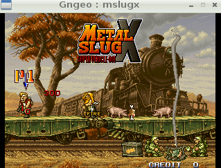 Rys. 8. Metal Slug X na emulatorze gngeo