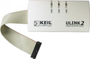 Fot. 3. ULINK2 - interfejs JTAG firmy Keil obsługuje wiele rodzin mikrokontrolerów, ale współpracuje tylko ze środowiskiem µVision (cena ok. 1200 PLN netto)