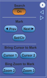 Rys. 3. Okno z wirtualnymi przyciskami nawigacyjnymi