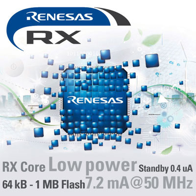 RX210 — nowa grupa energooszczędnych mikrokontrolerów Renesas