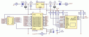 Rys. 2. Schemat elektryczny modułu KAmodMMC