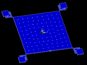 Rys. 2. Animacja ilustrująca działanie rezonatora MEMS zastosowanego w układach Si50x